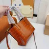 Evening Bag Tote Bag Alligator Fashion Leather Women Shoulder Printed Lady Large Capacity Shopping Package Classic Handbags 220616