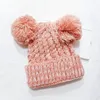 10pcs Winter 5Colors Kid Hats Man Man Model Travel Boy and Girls Fashion Baby Beabyies Children