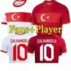 Tracksuits voetbalsets/tracksuits Turkije voetbal jersey 2021 Calhanoglu celik demiral ozan kabak yazici burak kokcu voetbalhemd mannen shirts e4cc#