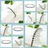 Armband andra armband 3st / lot mode 925 sterling sier nyaste naturliga hjärtbrand mystiska topaz Gemstone -kedjan armband släpp leverans