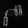 DHL Smoking Round Bottom 4mm Thick Bottom Quartz Banger Beveled Edge Nails With 2mm Male Female 10mm/ 14mm/ 18mm Bangers For Dab Rigs