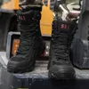 Stövlar Mäns militära strid Mens Ankel Taktisk stor storlek 3946 Armé Male Shoes Work Safety Motocycle 220909