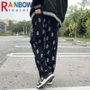 Männer Hosen Rainbowtouches Unisex Schädel Voller Druck Kordelzug Casual Cord Männer Baggy Hosen Hip Hop Gerade Jogginghose Männlich Lose Hosen T220909