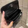 Qualité cuir en peau de mouton pliant téléphone portable sac femmes chaîne sacs à bandoulière simple épaule petit porte-monnaie 2022 qualité