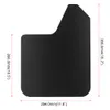 Universal Molded Splash Guards Basic Mudguard Fenders 4 Piece Mud Flaps For Car Pickup Van Truck Black Car Accessories PQY-MGF07