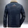 Herrjackor tang 2022 Autumn Winter Men's Jacket and Coats Fashion Mens Jeans märke denim tjock varm utkläder manliga cowboykläder