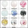 Décoration De Fête Décoration De Fête 18 Pouces Confettis Ballon Latex Boule Transparente Pour Mariage Fiançailles Baby Shower Bi Homeindustry Dhhoe