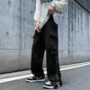Herrenhose Cargohose Harajuku Herrenhose Hübsche High Street Multi-Taschen-Design Coole europäische stilvolle japanische Casual Ins Pantnes T220909
