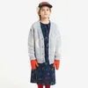 Pullover Meninas coreanas Cardigan Cardigan Sweatter Vest BC Inverno Childrens Knitt Christmas Sweater Child Outwear Casal 220914