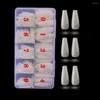 False Nails 500Pcs In Box Ballerina Nail Art Tips Coffin ABS Artificial Acrylic Gel UV Manicure Set Ongle Transparent