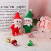 7 PCS Kawaii Mini Bebekler Elf Bebekler Set Fooball Gitar Fener Peluş Oyuncaklar Raf Aksesuarlarında Noel Hediyeleri Kızlar İçin Noel Hediyeleri Çocuklar Çocuklar Yetişkinler