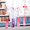 Decorative Figurines Japanese Sakura Style Glass Wind Chime Cherry Blossom Hanging Bells Doorbell Cute Girl Room Pendant Home Decoration #