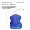 Bandanas Copertura del viso traspirante per protezione UV Silk tubo di seta sportiva per esterni per escursionis