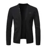 Men s Sweaters Front Open Simple Casual Men Knitted Cardigan Coat Skin Touch for Holiday 220909