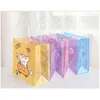 Duffel Bags Women Portable Handbag Cartoon Clear Packaging Bag Large Capacity Gift With Handle Lightweight Shopping