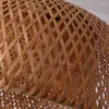 Подвесные лампы современная бамбуковая работа ручная вязаная ткацкая люстр Ресторан ручной работы ручной работы