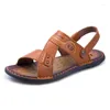 Sandali Heren Erkek Masculino Sandalo Zandalias Sandel Sandalen Scarpe da lavoro Bain Beach Uomo per sandali Sandali in pelle Sandali Vietnam