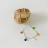 Tour de cou perle fleurs pendentif pour femmes couleur Liuli charme clavicule chaîne mignon femme étudiant anniversaire bijoux cadeaux