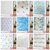 Window Stickers Glass Film Balcony Sliding Door Paper Adhesive Decoration Sticker Toilet Opaque Flower 60X200cm