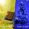 Strings 40M 20M 10M Solar Energy Fairy LED String Lights Garlands Christmas Festoon Sunlight For Outdoor Garden Patio Balcony Decoration