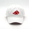 Beralar Karikatür Kırmızı Bulut Erkekler ve Kadınlar İçin Anime Cosplay Snapback Caps Açık Spor Şapkası Hip Hop Şapkaları