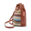 Evening Bags Color Bucket Bag Fashion Women Shoulder High Quality Crossbody Messenger PU Leather Designer