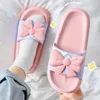 Slippers Summer Women's Bow Princess Style Outdoor Home Sandals Wear Antiskid Deodorant Wholesale