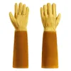 Gardening Gloves for Women and Men Thron Proof Rose Pruning Goatskin Gloves with Long Forearm Protection Gauntlet292e