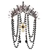 Haarschmuck Goth Halo Krone Kopfschmuck Spike Göttin Lolita Gothic KC Barock Teufel Stirnband 220909