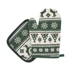 Piekarnik Mitts Christmas Temat Kuchnia gotowanie pieczenia odpornego na garnek ciepło Kreatywne Potholders Rękawiczki Prezent