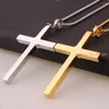 Hänge halsband som ber händerna kors halsband silver/guld färg rostfritt stål bön Jesus kedjor hängen för män smycken gåva