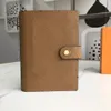 AAA Book Wallet R20105 متوسطة الأجندة حلقة صغيرة مصممة للنساء أزياء الأزياء محمول حامل بطاقة الائتمان الحافظة