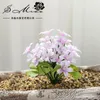 Fiori decorativi Fiore di simulazione Ortensia Bonsai a breve termine Ramo corto Cinque piante artificiali di broccato