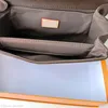Millionaire Briefcases Shoulder Bags Genuine Leather Crossbody Purse Messenger Bag Embossing Handbags Designers Womens Flip Handbag Totes hasp Brown flower