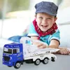 Simulering Engineering Truck Lifter Transport Truck Model Diecasting Car Childrens Toy Gift Mini Pull Back Alloy Car Vehicle286K6274810