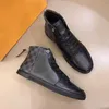 Sapatos masculinos tênis tênis fosco gorjeta de luxo de luxo que combina a mesma sola de cores com o tamanho 38-44 mkjkk00002