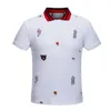 camisetas para hombres de dise￱ador moda informal de algod￳n de alto grado algod￳n transpirable resistente resistente ropa comercial delgada solapa de manga corta s-2xl