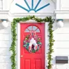 Christmas Decorations take easter big Thief Burlap Stealer Design Home Front Door Wreath Hoop Xmas Decor 220909