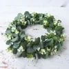 Kerstdecoraties Gypsophila Plant Garland kunstmatige eucalyptus krans deur muur ornament creatief valentijndecor front wraa 220909