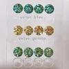 الخرز Subreli بالجملة D Color VVS Moissanite Stone Blue Green Green Yellow Gemstons