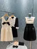 Casual Dresses Sweet Girls Ball Gown Dress Sexig ih￥lig ut ￤rml￶sa mini mode kvinnor lappt￤cke svart