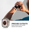 Apple Watch Ultra 49mmバンパーのケースカバースクリーンプロテクターハードPCフレームIWATCHシリーズUltraと互換性