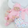 Reborn Bebekler Tam Silikon Vücut Yeniden doğmuş bebek bebek uyku bebekleri Banya Kilitimli Gerçek Bebe Brinquedos Reborn Bonecas29315859047