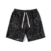 Shorts masculinos ins estilo de verão masculino casual shorts de praia respirável praia confortável esportes de basquete esportes curtos