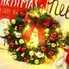 Decorações de Natal Led Wreath Wreath String String Pinecone Bell Pingente Porta pendurada Janela para casa Decoração Merry 220909