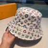 Luxurys designers Fashion Fisherman Hat Bucket Hat Classic Style Color Mönster Sunshade Windproof Leisure Party Gift for Lovers IS5244752