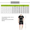 Survêtements pour hommes Costumes de sport pour hommes Tenues d'été Ensemble de deux pièces Homme T-shirt Shorts Piste d'entraînement Loisirs Fitness Joggers