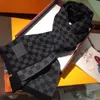 Men Scarf New Autumn And Winter Color-blocking Plaid Women's Knitted scarves Warm Woolen Pashmina For Women