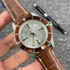 Topp lyxkvalitet Automatisk mekanisk herrklocka AAA Diamond 42mm 904L Full rostfritt st￥l Klassisk designer Watches Calendar Montre Deluxe Leather Fabric Strap