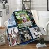 Blankets Various Dogs Printed Throw Cows Pigs Sheep Dog Pets Priting Blanket Bedding Warm Cover Children Kids Students Gifts